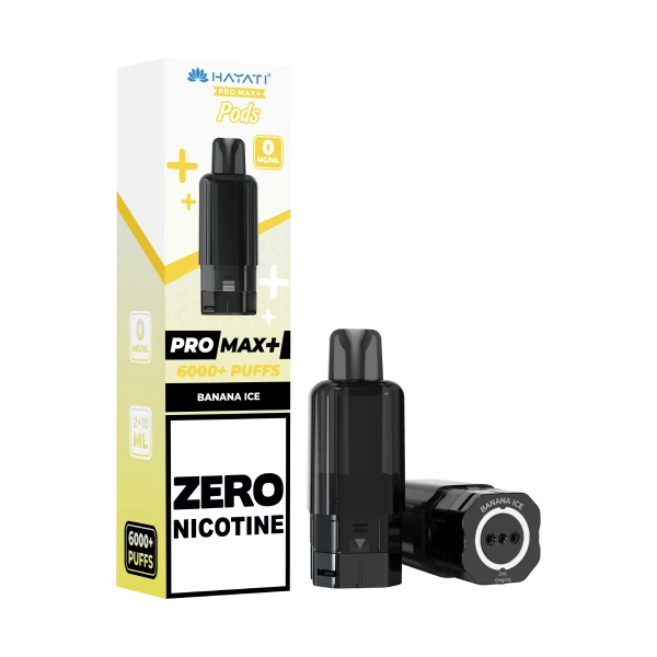 Banana Ice Hayati Pro Max Plus 6000 Prefilled Pod Zero Nicotine